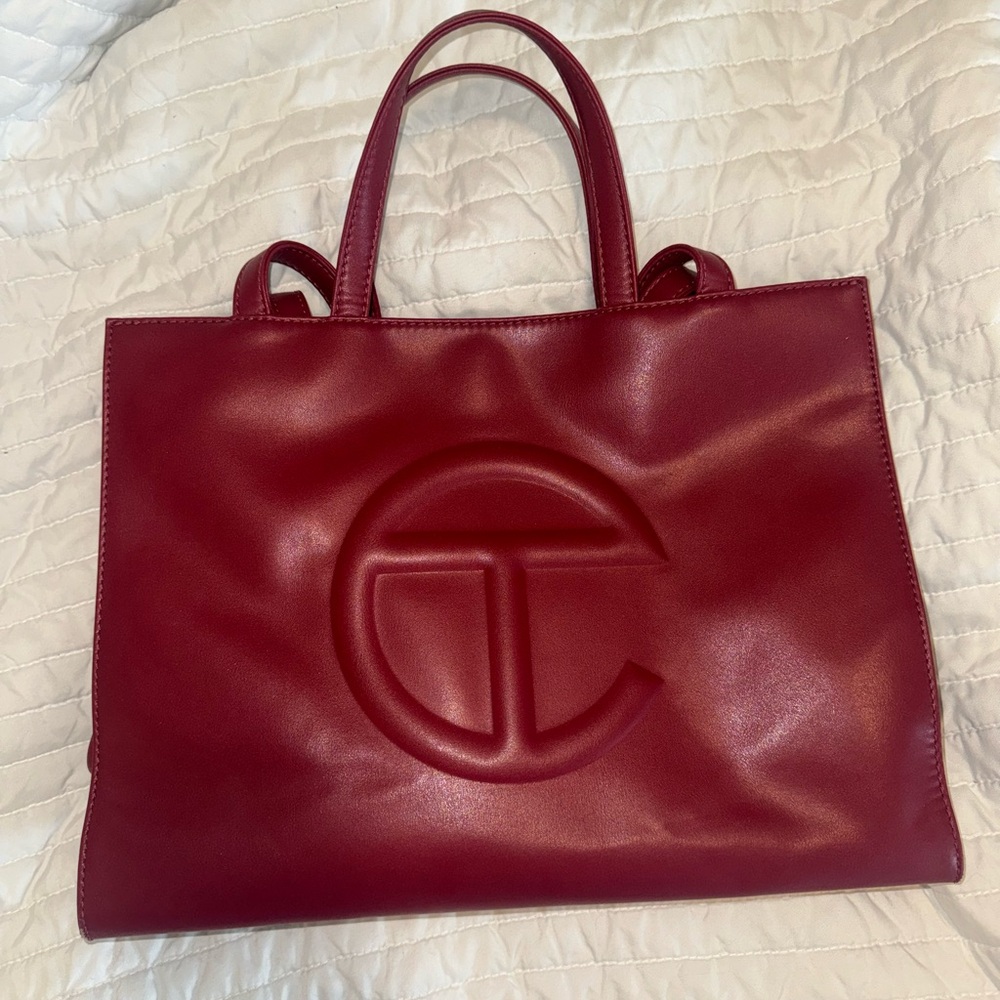 Telfar Medium Oxblood Tote